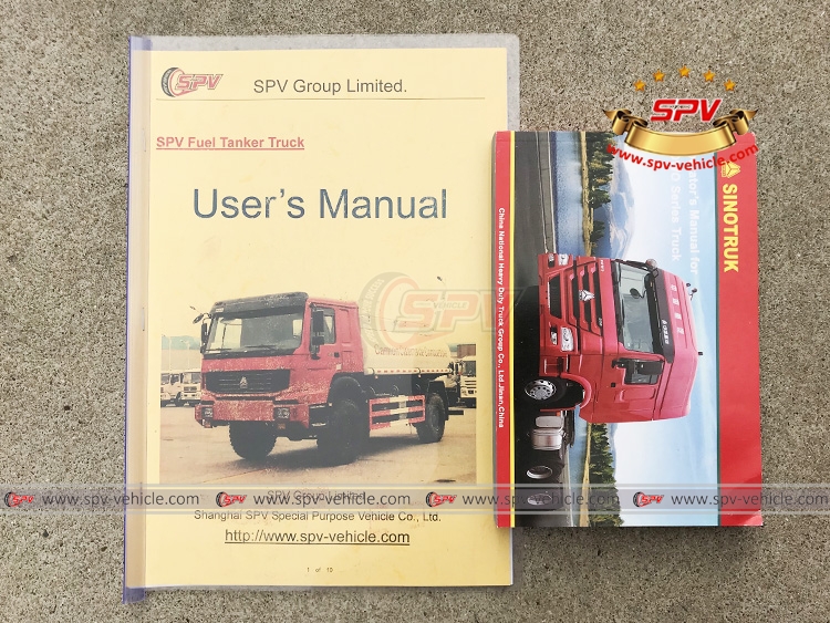 10,000 Litres 4X4 Fuel Tank Truck Siontruk - Users Manual